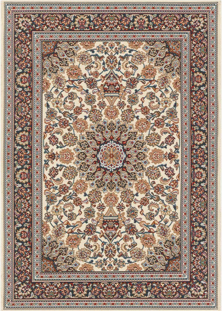 4' 1 x 6' 1 Easy-Clean Traditional Indoor / Outdoor Rug