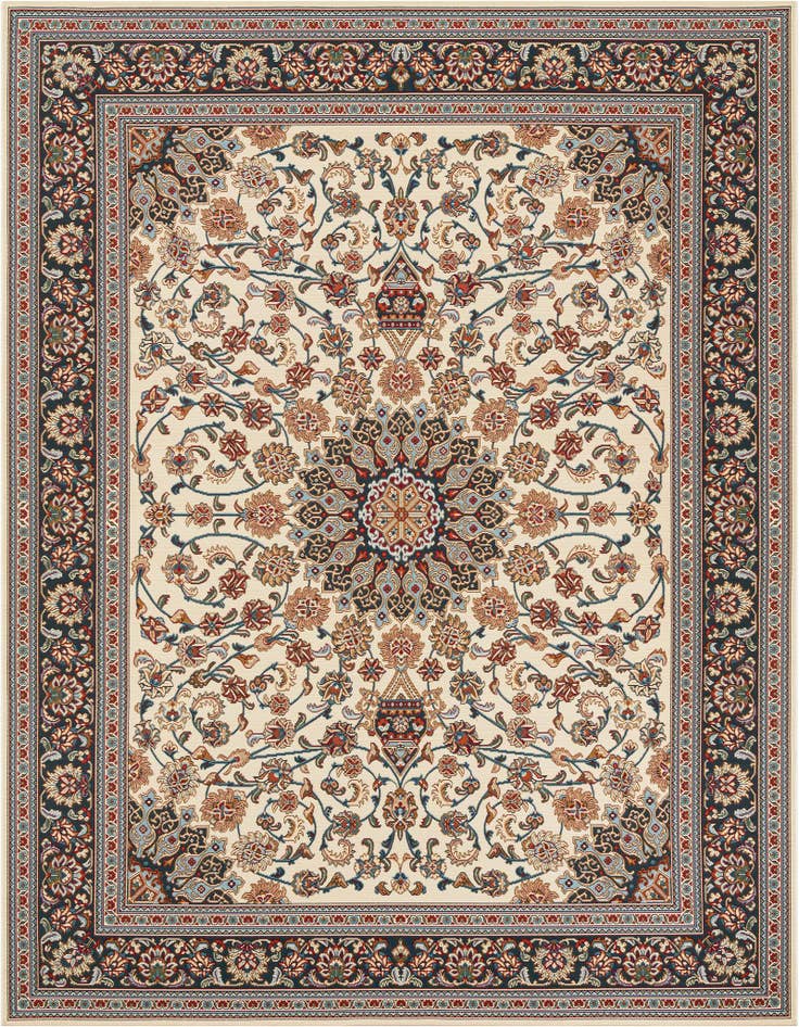 Detail image of 7' 10 x 10' Easy-Clean Traditional Indoor / Outdoor Rug