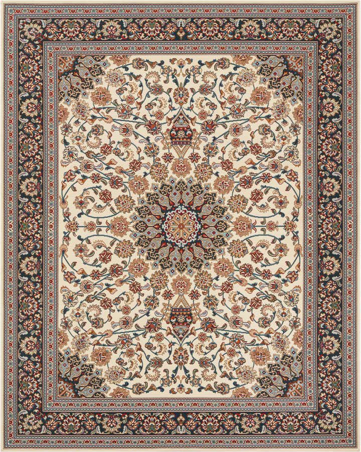 7' 10 x 10' Easy-Clean Traditional Indoor / Outdoor Rug