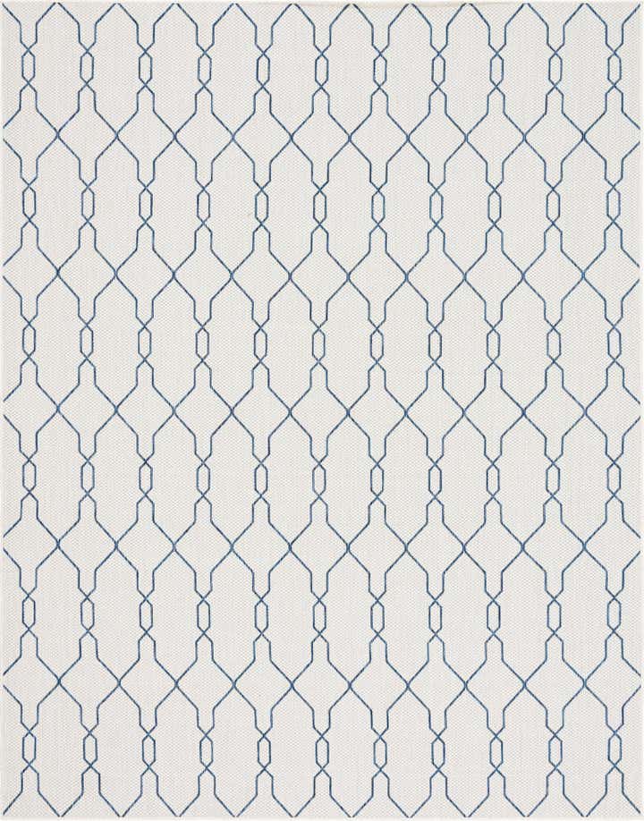 9' x 12' 2 Easy-Clean Trellis Indoor / Outdoor Rug