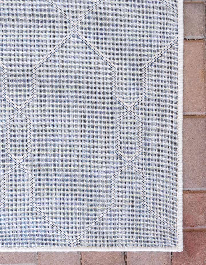 9' x 12' 2 Easy-Clean Trellis Indoor / Outdoor Rug
