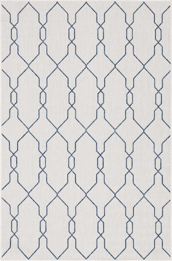 5' x 8' Easy-Clean Trellis Indoor / Outdoor Rug