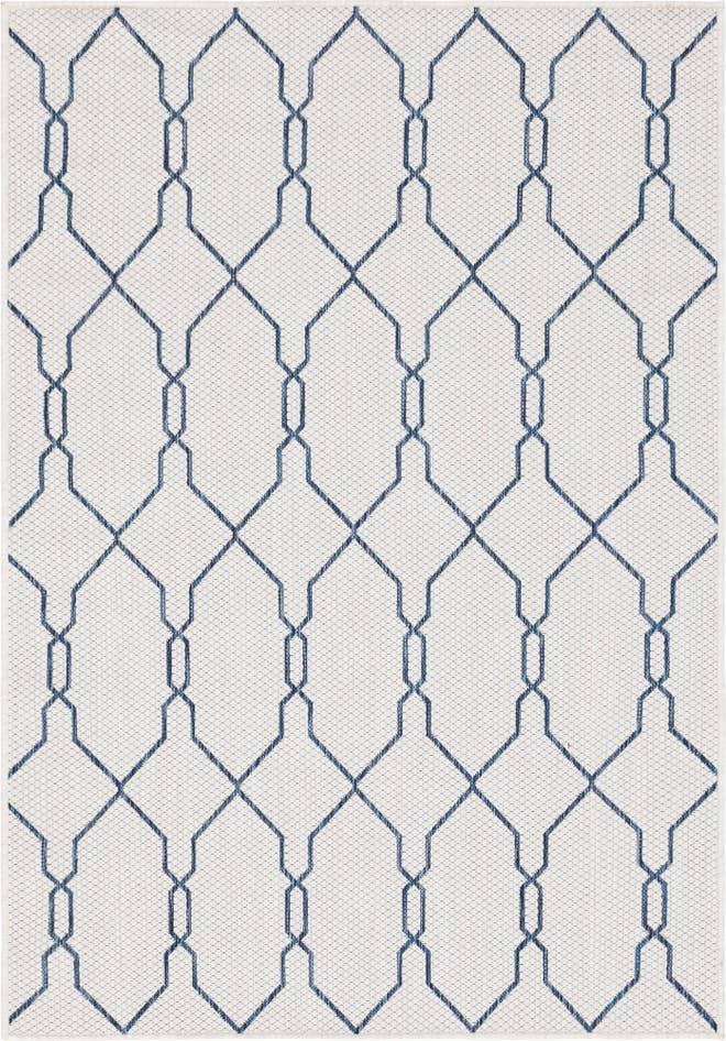 Detail image of 4' x 6' Easy-Clean Trellis Indoor / Outdoor Rug