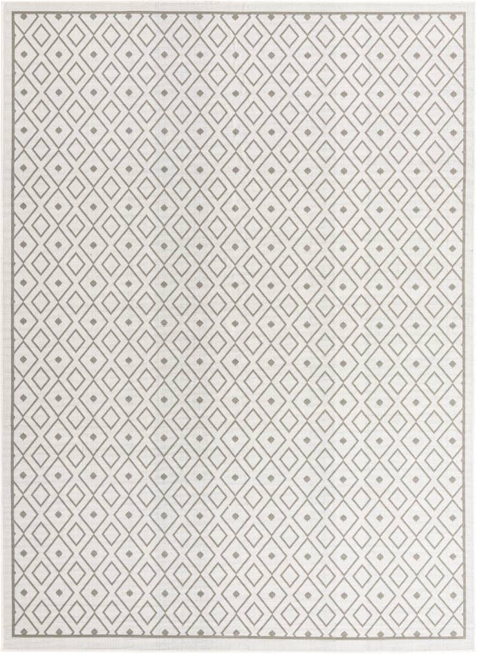 Detail image of 9' x 12' Easy-Clean Trellis Indoor / Outdoor Rug