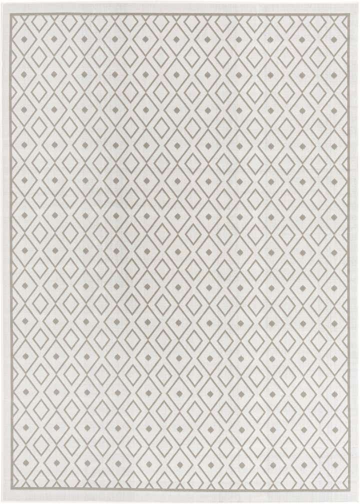 7' 10 x 10' Easy-Clean Trellis Indoor / Outdoor Rug