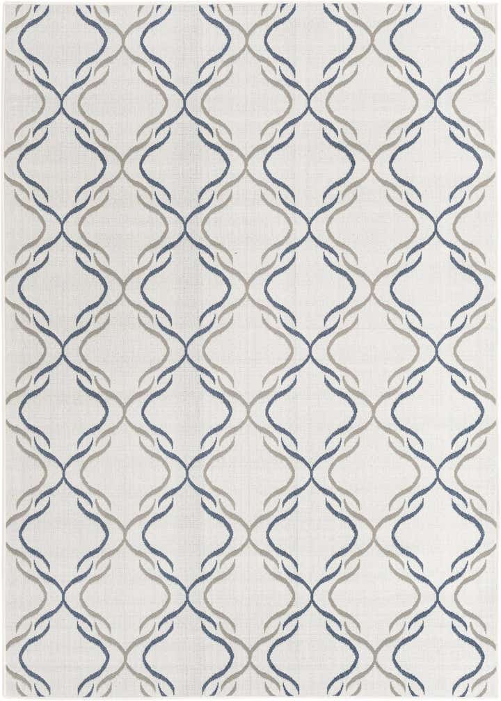 6' x 9' Easy-Clean Trellis Indoor / Outdoor Rug