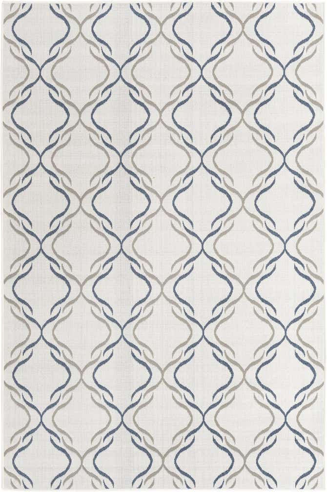 6' x 9' Easy-Clean Trellis Indoor / Outdoor Rug
