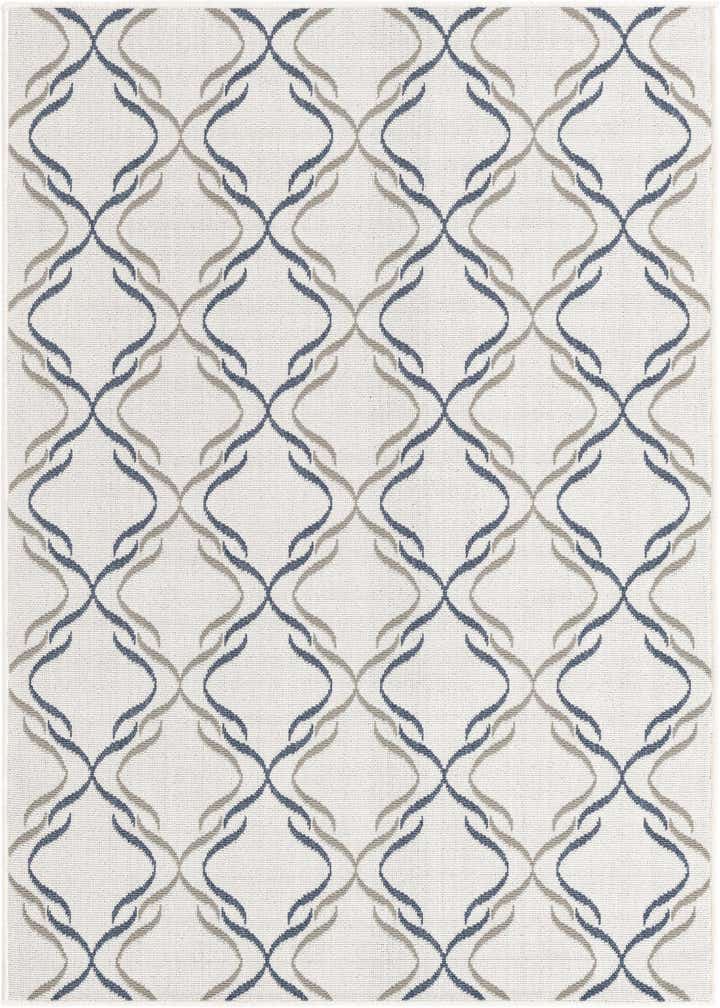 4' x 6' Easy-Clean Trellis Indoor / Outdoor Rug