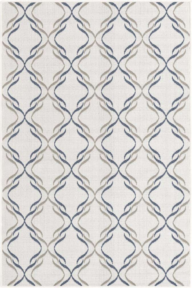 4' x 6' Easy-Clean Trellis Indoor / Outdoor Rug