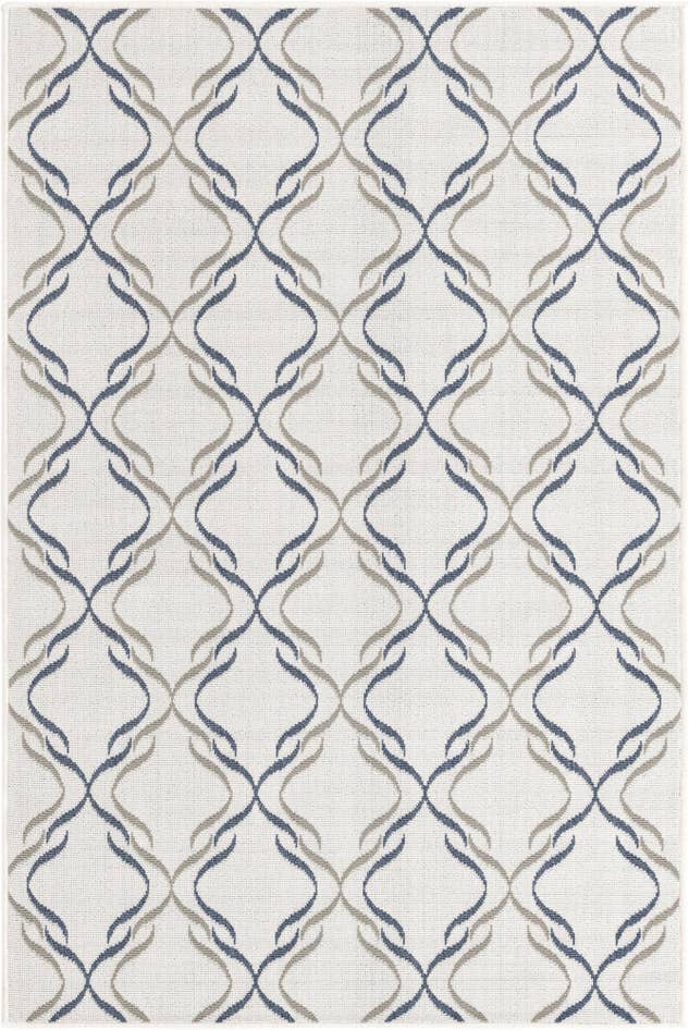 Detail image of 4' x 6' Easy-Clean Trellis Indoor / Outdoor Rug