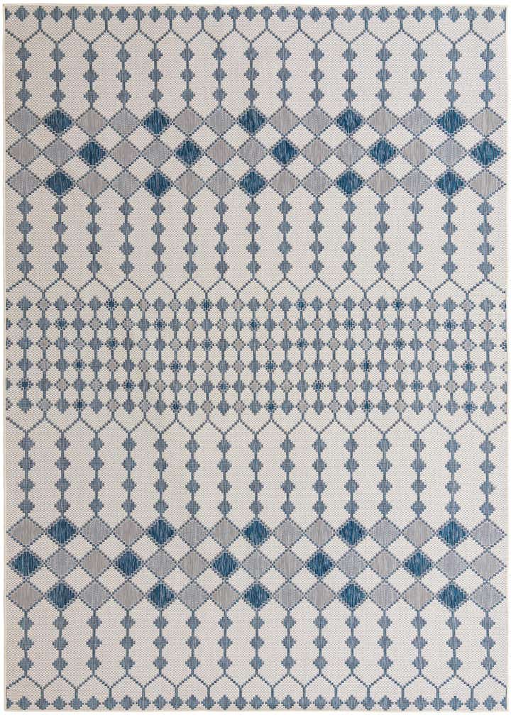 10' x 14' Easy-Clean Trellis Indoor / Outdoor Rug