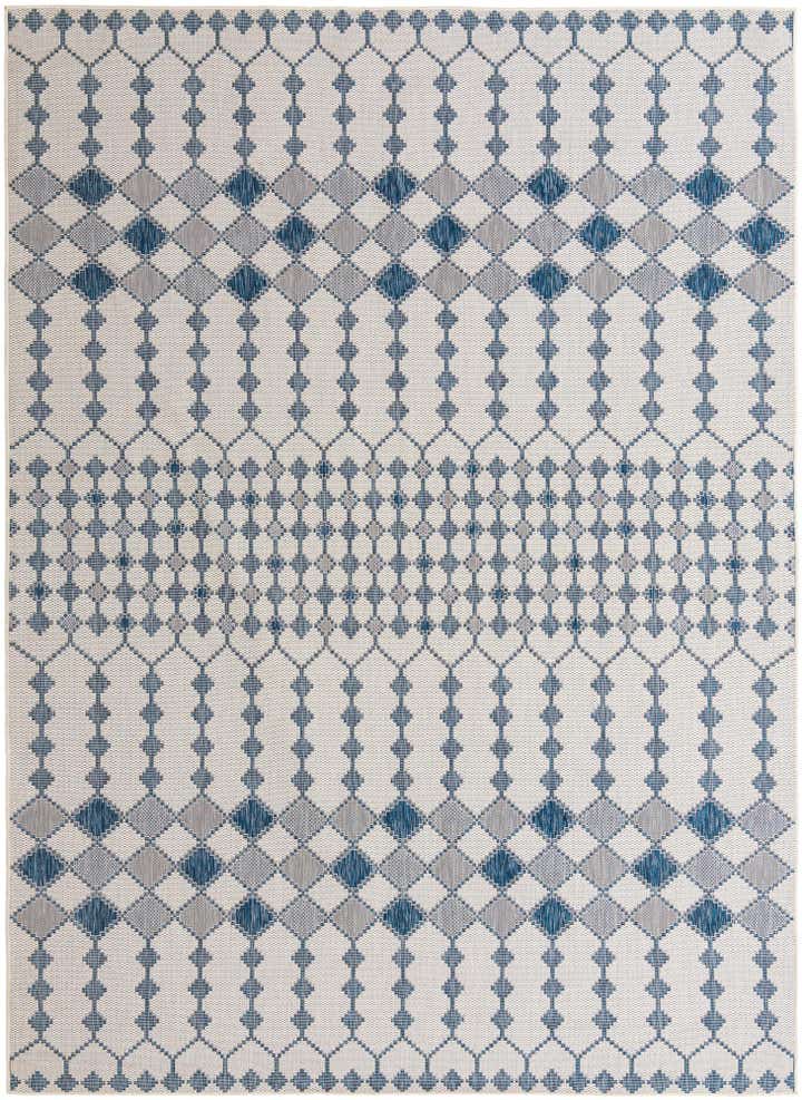 10' x 14' Easy-Clean Trellis Indoor / Outdoor Rug