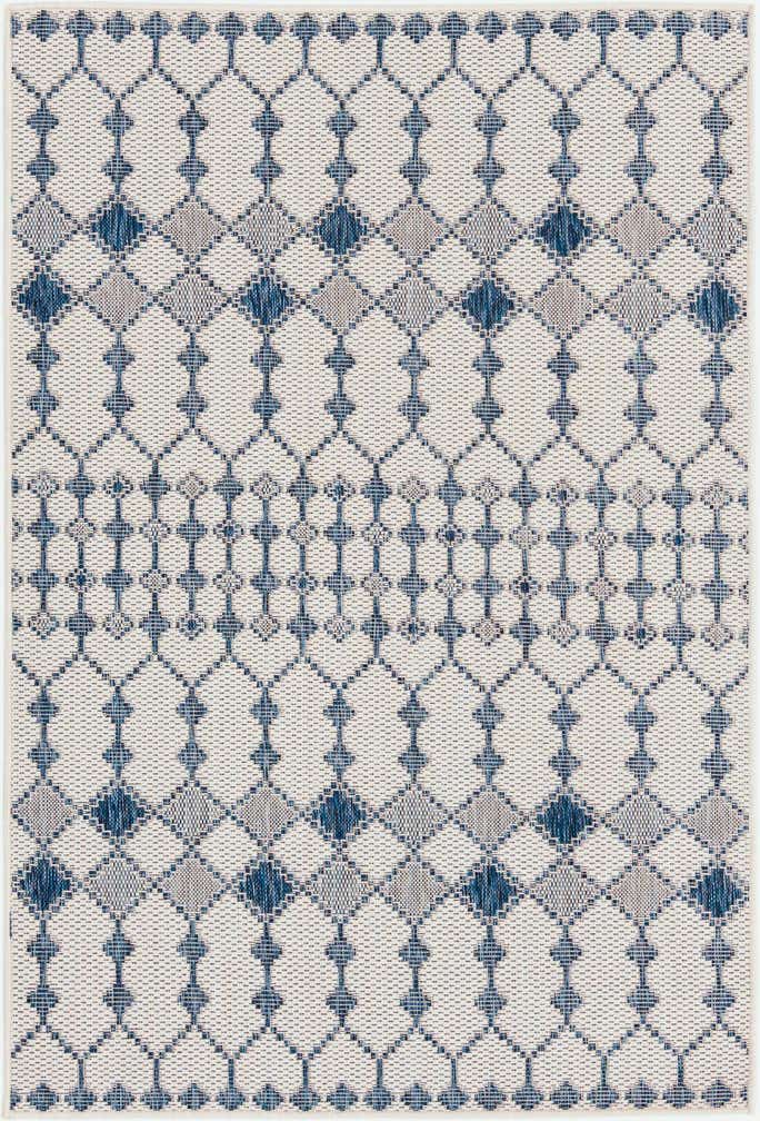 4' x 6' Easy-Clean Trellis Indoor / Outdoor Rug