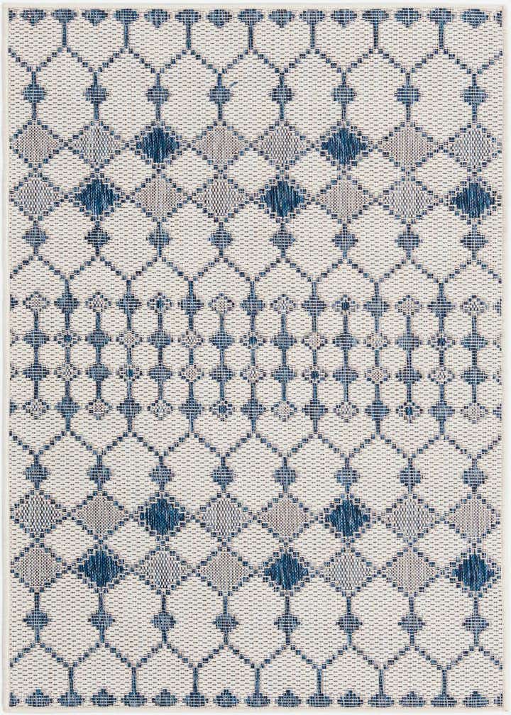 3' x 5' 3 Easy-Clean Trellis Indoor / Outdoor Rug