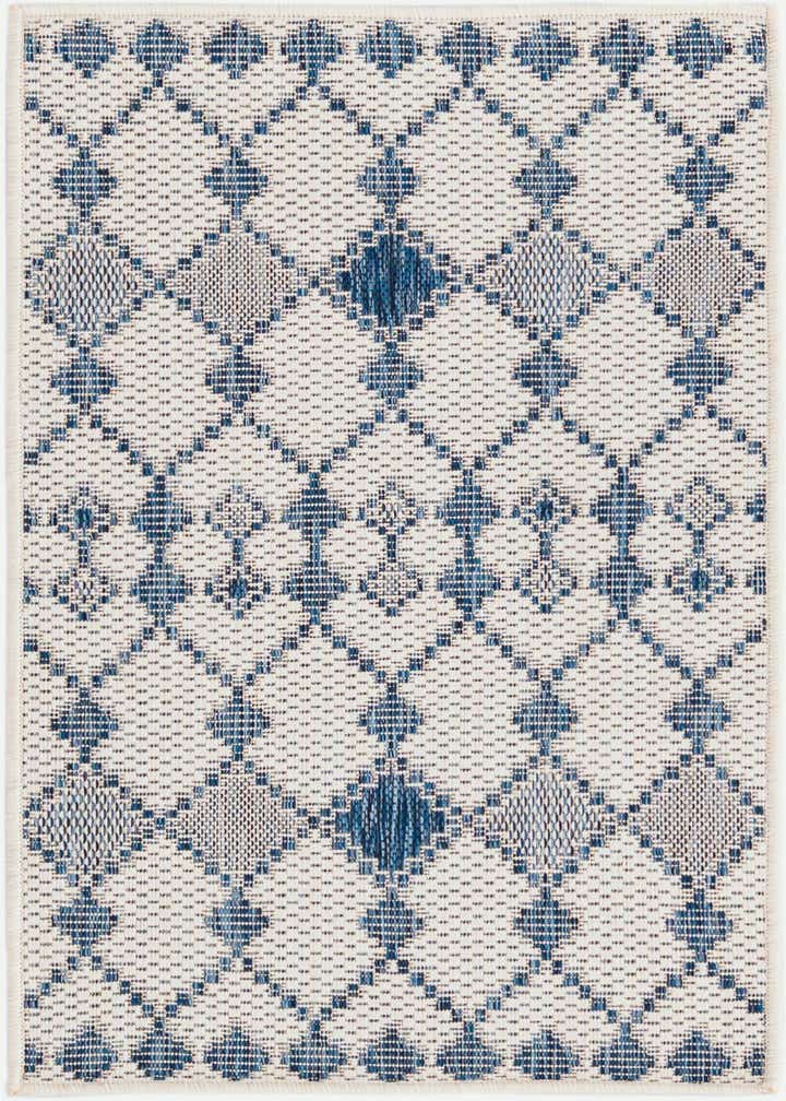 2' x 3' Easy-Clean Trellis Indoor / Outdoor Rug