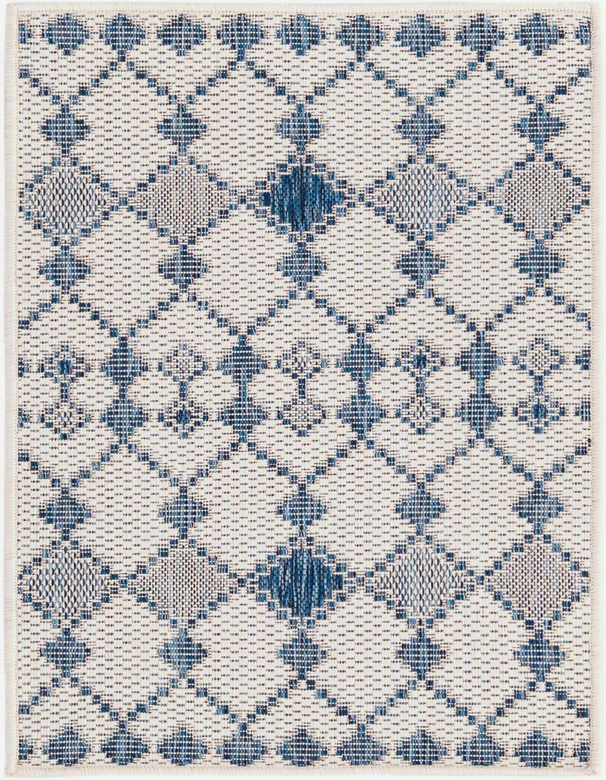 2' x 3' Easy-Clean Trellis Indoor / Outdoor Rug
