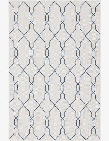 5' x 8' Easy-Clean Trellis Indoor / Outdoor Rug