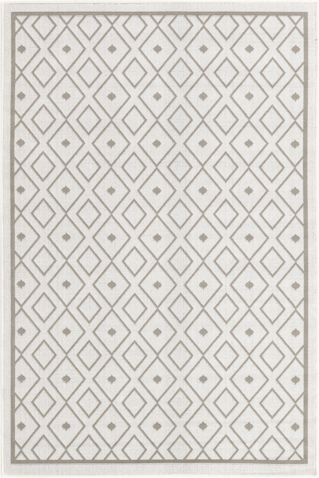 4' x 6'  Washable Trellis Indoor / Outdoor Rug