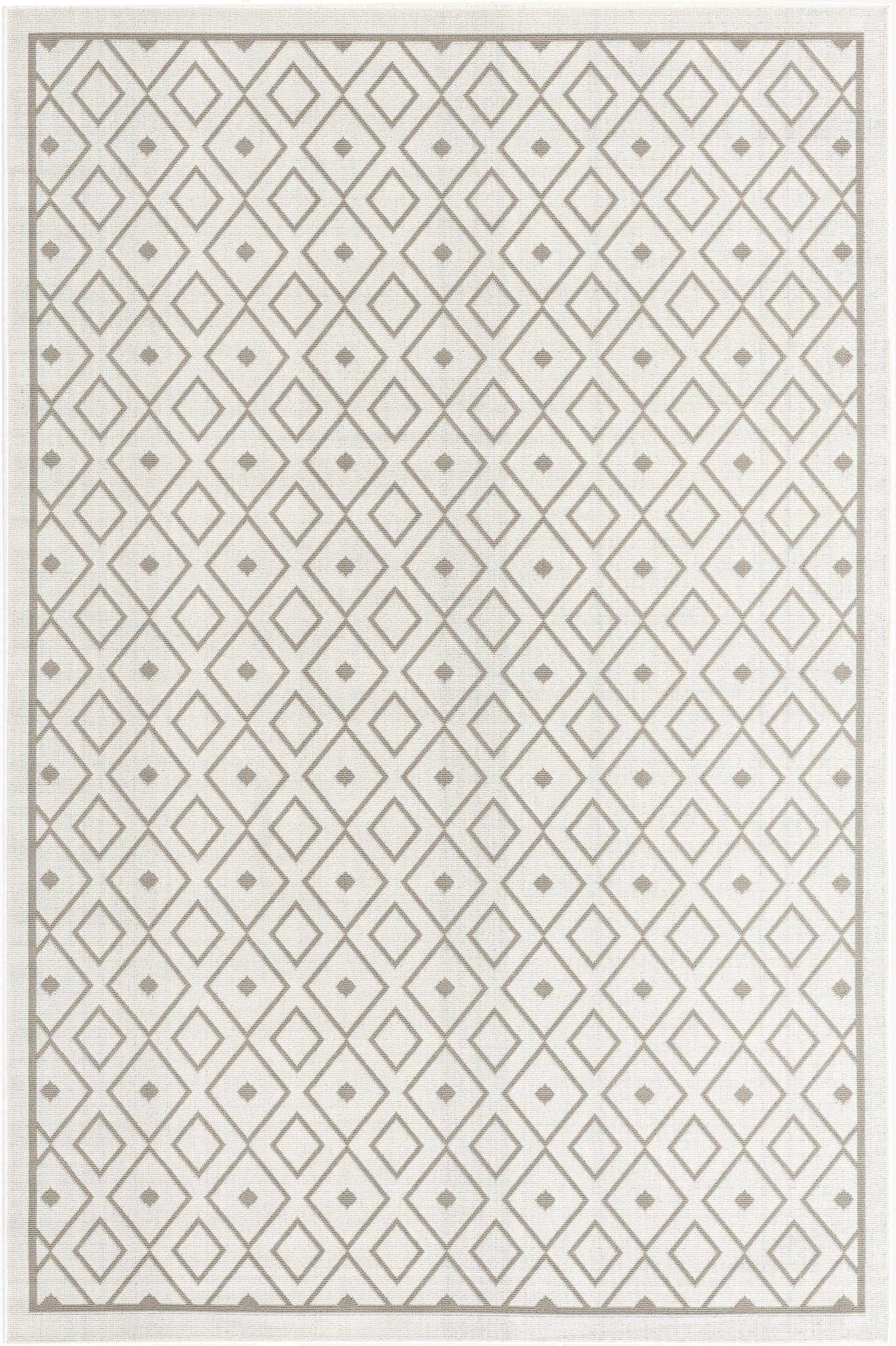Primary image 6' x 9'  Washable Trellis Indoor / Outdoor Rug