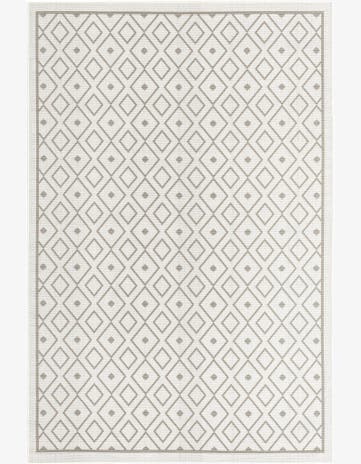 6' x 9' Easy-Clean Trellis Indoor / Outdoor Rug