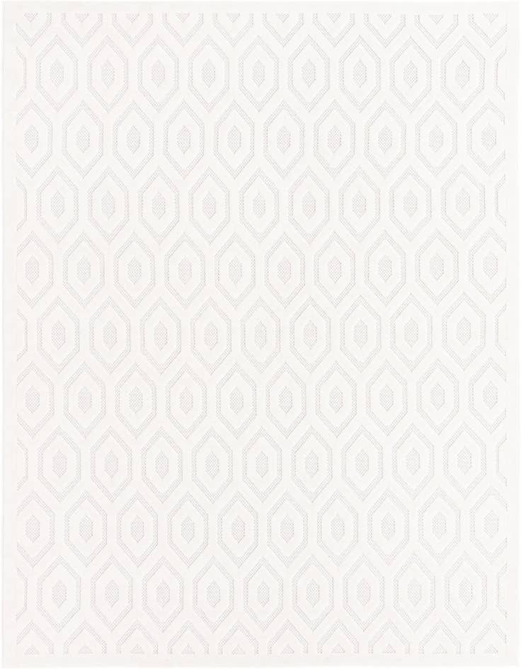 Detail image of 7' 10 x 10' Easy-Clean Trellis Textured Indoor / Outdoor Rug