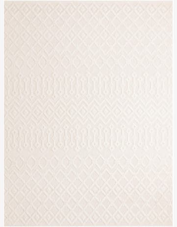 9' x 12' Easy-Clean Trellis Textured Indoor / Outdoor Rug