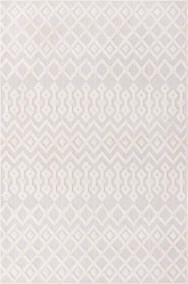 Detail image of 6' x 9' Easy-Clean Trellis Textured Indoor / Outdoor Rug
