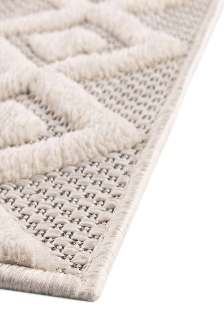 4' x 6' Easy-Clean Trellis Textured Indoor / Outdoor Rug