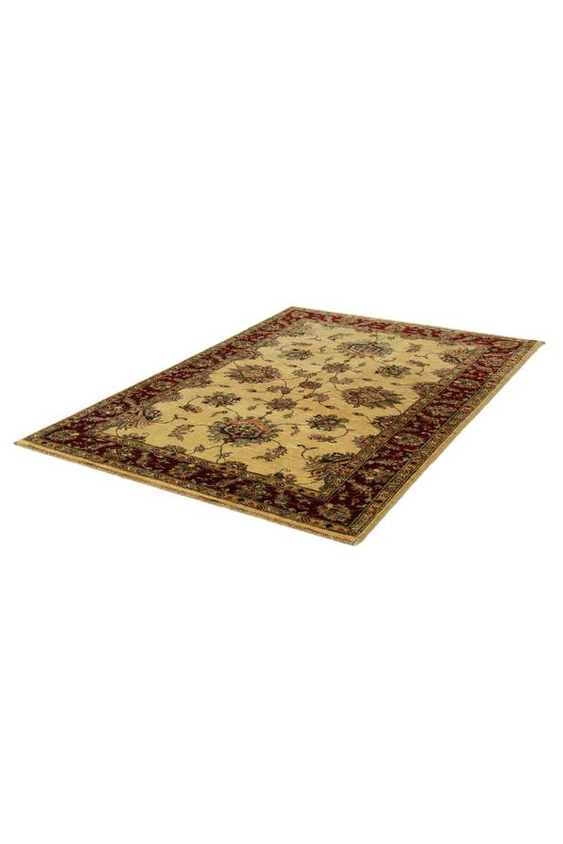 Detail image of 4' x 5' 9 Hand Knotted Pershawar Ziegler Rug