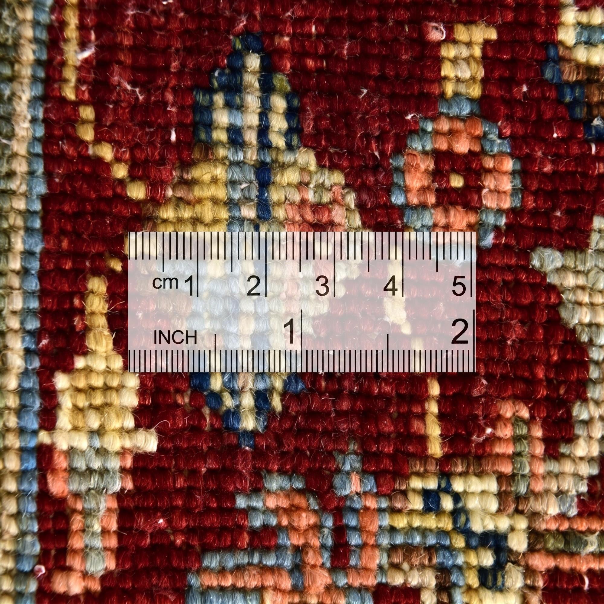 4' x 5' 9 Hand Knotted Pershawar Ziegler Rug