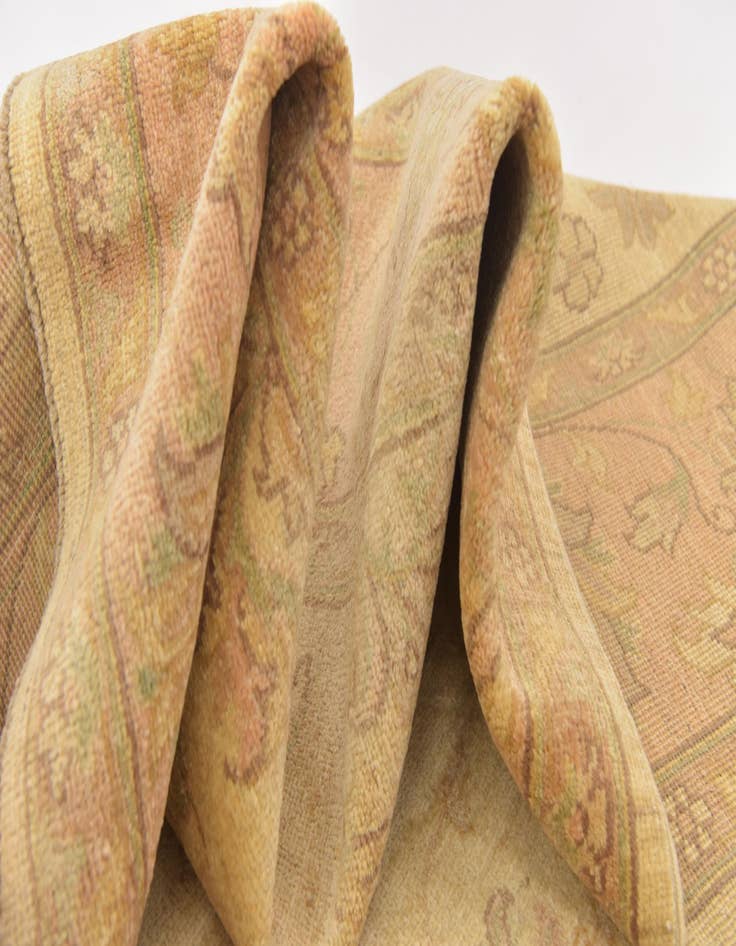 Detail image of 6' 8 x 8' 3  Hand Knotted Peshawar Ziegler Rug