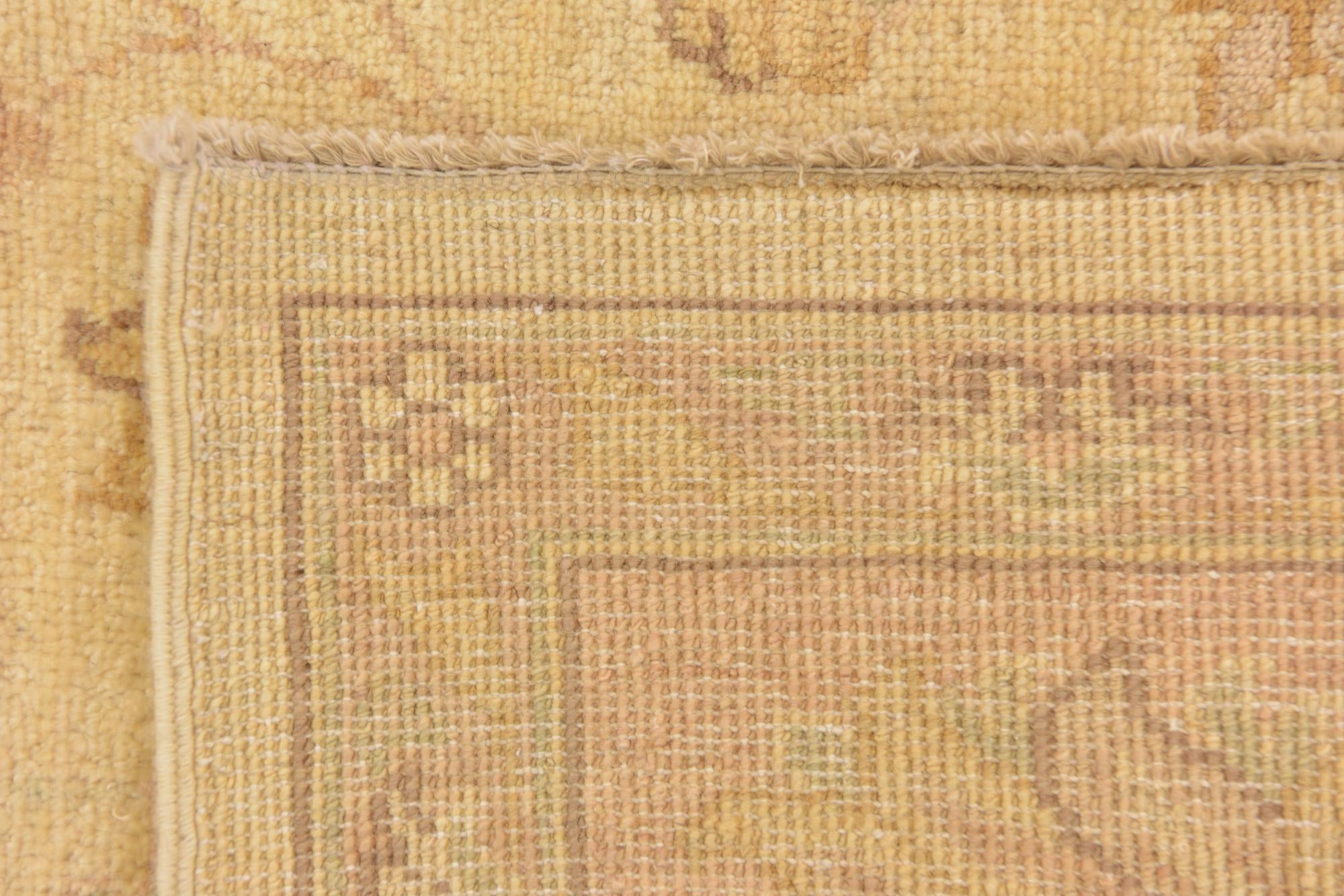 6' 8 x 8' 3 Hand Knotted Peshawar Ziegler Rug