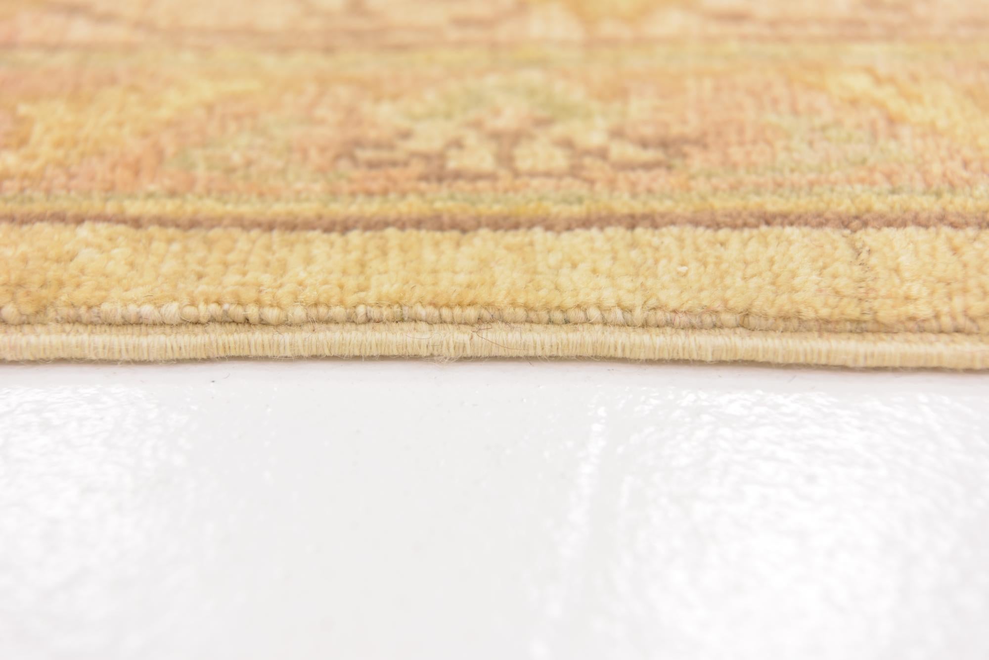 6' 8 x 8' 3 Hand Knotted Peshawar Ziegler Rug
