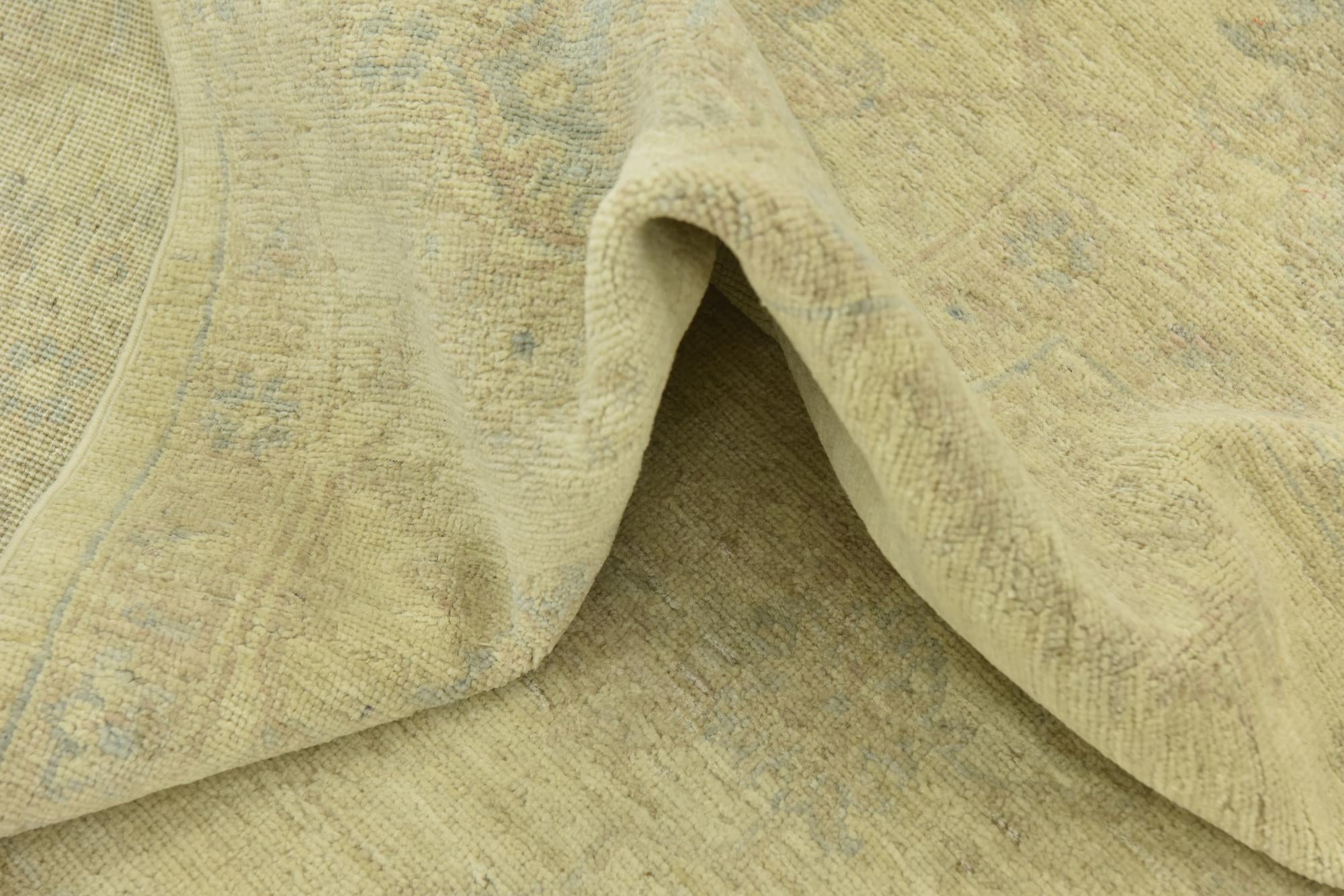 8' x 9' 10 Hand Knotted Peshawar Ziegler Rug