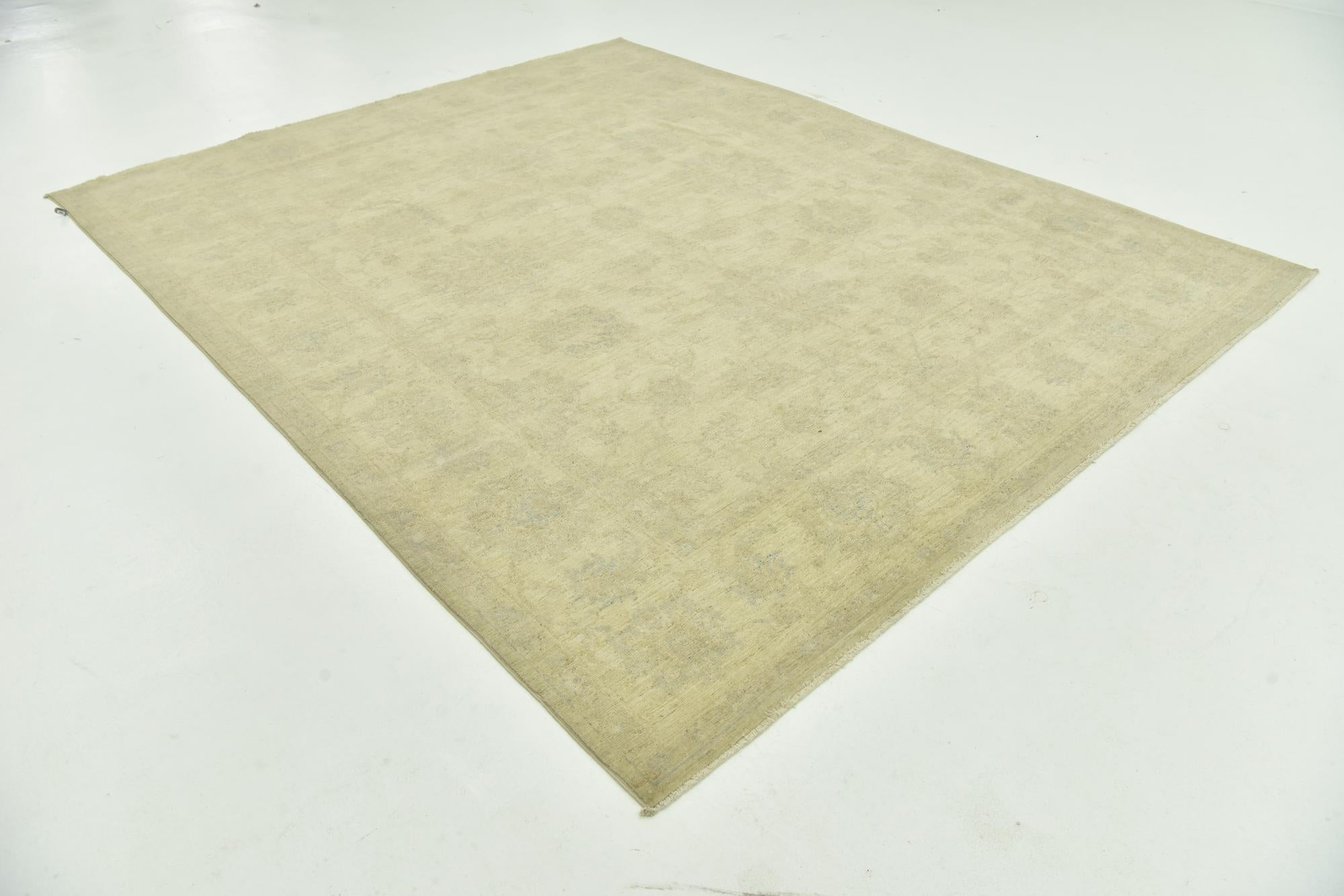8' x 9' 10 Hand Knotted Peshawar Ziegler Rug