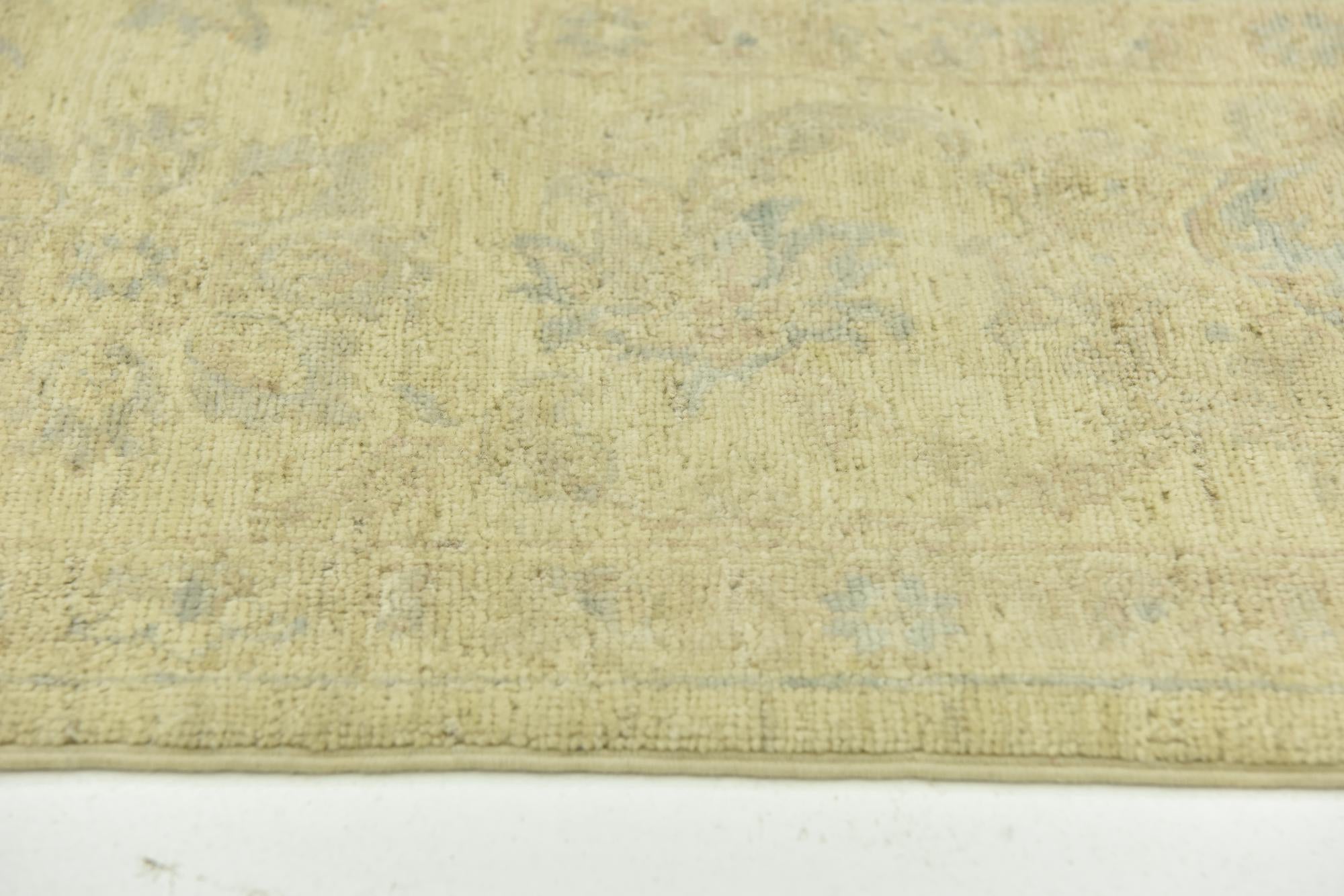 8' x 9' 10 Hand Knotted Peshawar Ziegler Rug