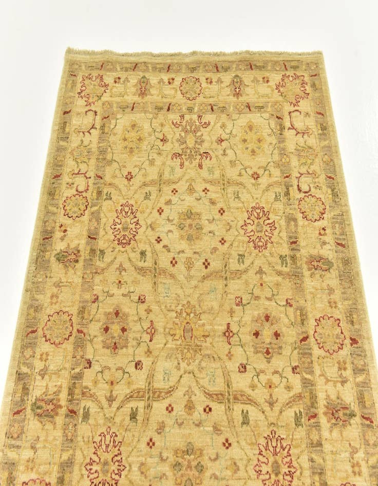 Detail image of 4' 4 x 5' 8  Hand Knotted Peshawar Ziegler Rug