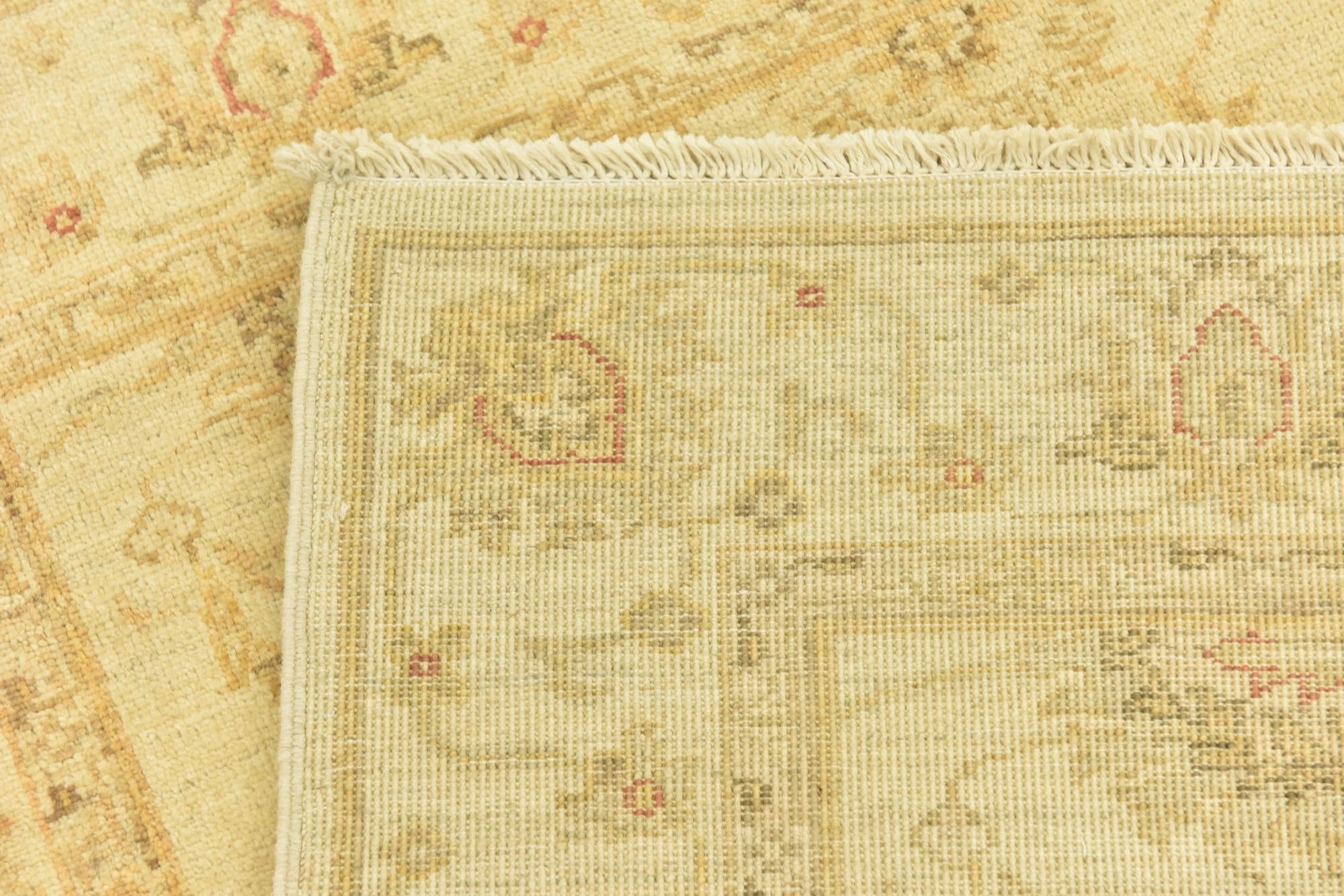 3' 3 x 4' 10 Hand Knotted Peshawar Ziegler Rug