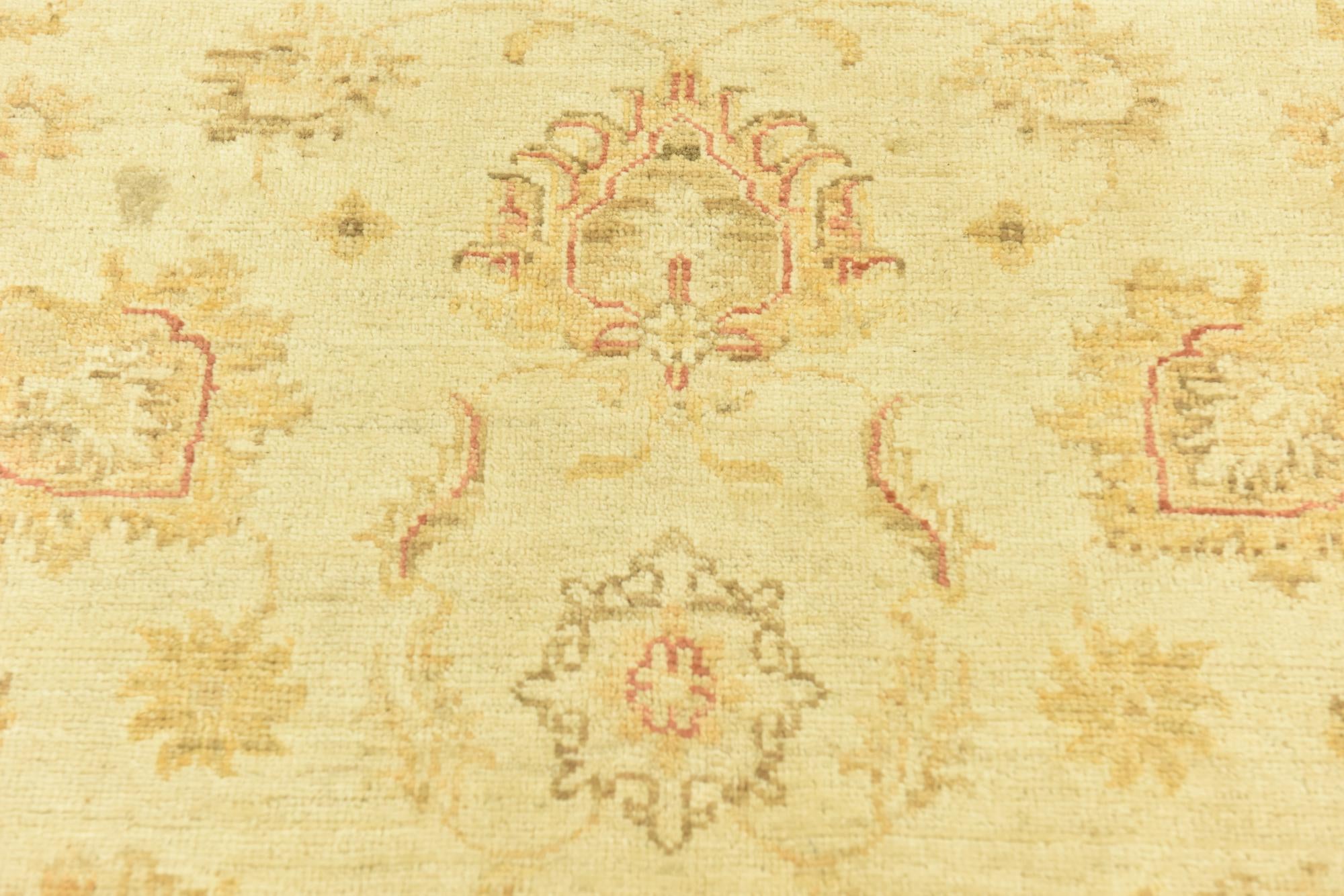 3' 3 x 4' 10 Hand Knotted Peshawar Ziegler Rug