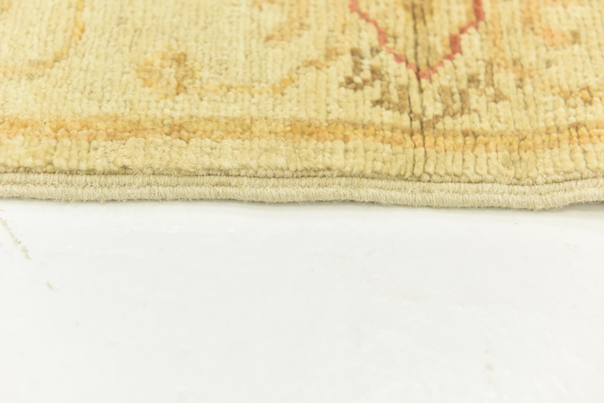 3' 3 x 4' 10 Hand Knotted Peshawar Ziegler Rug