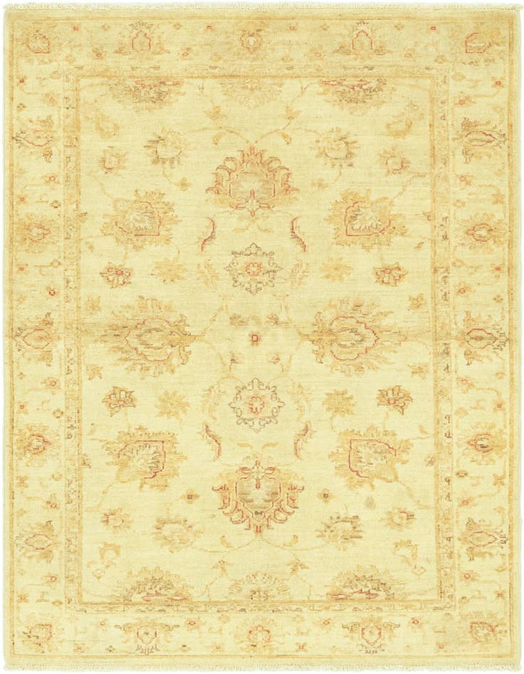 Detail image of 3' 3 x 4' 10 Hand Knotted Peshawar Ziegler Rug