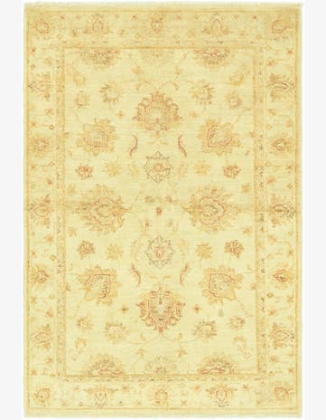 3' 3 x 4' 10 Hand Knotted Peshawar Ziegler Rug