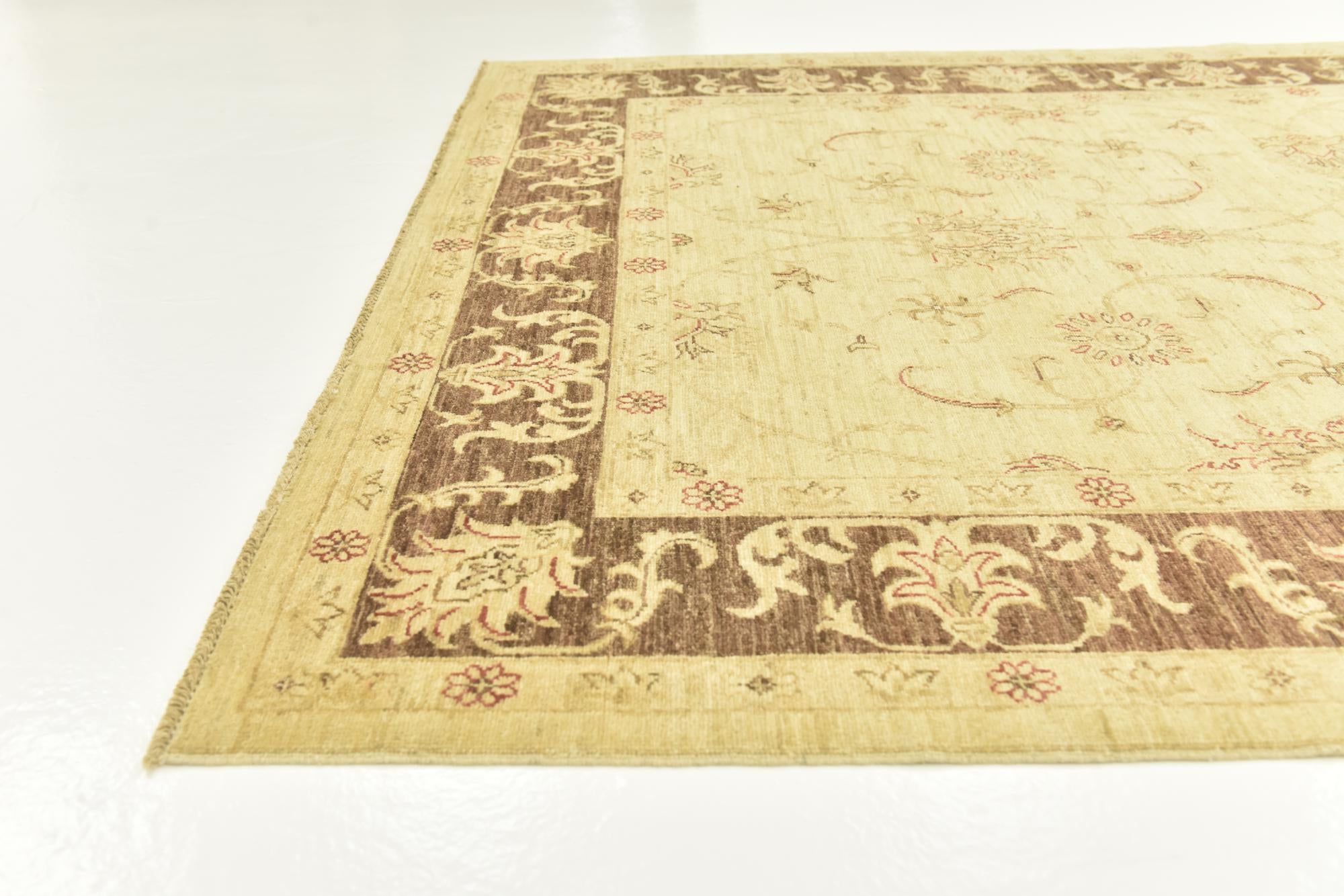 5' 6 x 7' 7 Hand Knotted Peshawar Ziegler Rug