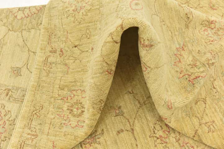 5' 8 x 8' Hand Knotted Peshawar Ziegler Rug