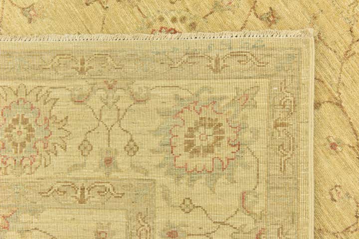 5' 8 x 8' Hand Knotted Peshawar Ziegler Rug