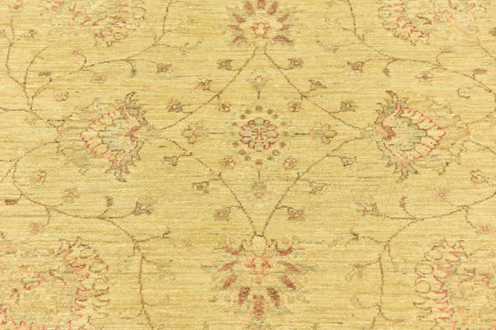 5' 8 x 8' Hand Knotted Peshawar Ziegler Rug