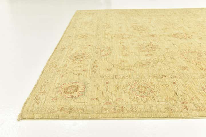 5' 8 x 8' Hand Knotted Peshawar Ziegler Rug