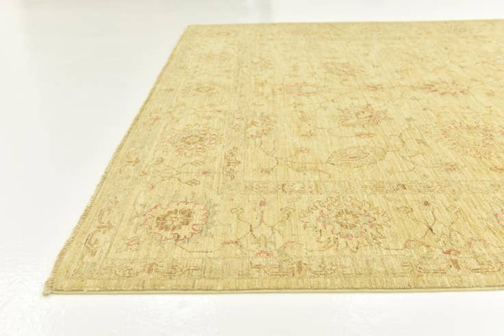 Detail image of 5' 8 x 8' Hand Knotted Peshawar Ziegler Rug
