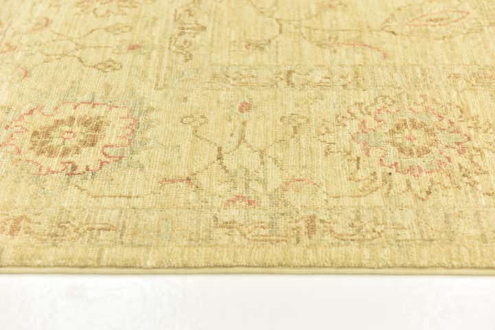 5' 8 x 8' Hand Knotted Peshawar Ziegler Rug