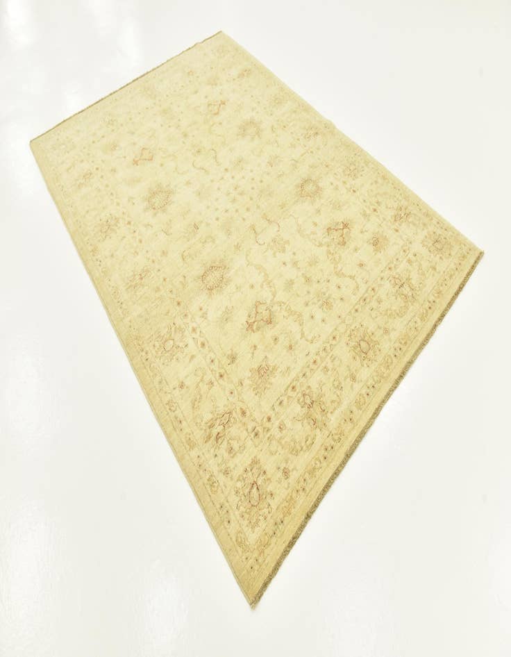 Detail image of 5' 9 x 8'  Hand Knotted Peshawar Ziegler Rug